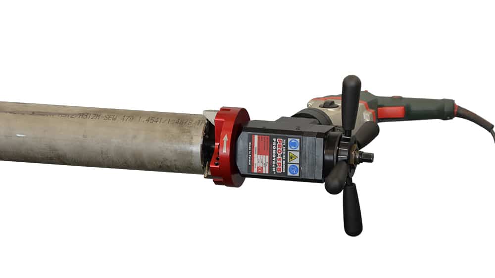 پخ زن پرتابل لوله با امکان کار با موتور الکتریکی و پنوماتیکی مدل PRO-5 PB ساخت پروموتک لهستان